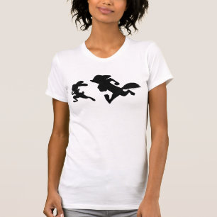 T-shirt Zootopie Silhouette de Judy et Nick Running
