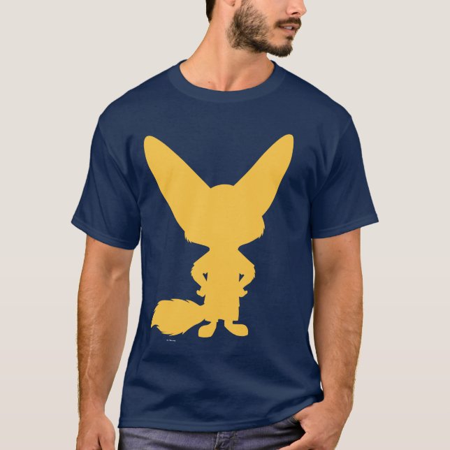 T-shirt Zootopie| Silhouette Finnick (Devant)