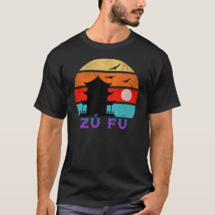 T-shirt Zù Retro Sunset Océan Grand-père
