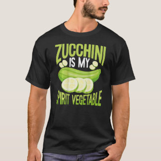 T-shirt Zucchini Est Mon Esprit Légumes Dessin Légumes Lég