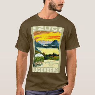 T-shirt Zug Zugerberg Funiculaire suisse Swis Vintage