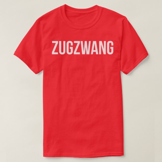 T-shirt Zugzwang (Design devant)