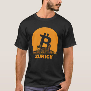 T-shirt Zürich Bitcoin Maximaliste Bitcoin Zürich Skyline