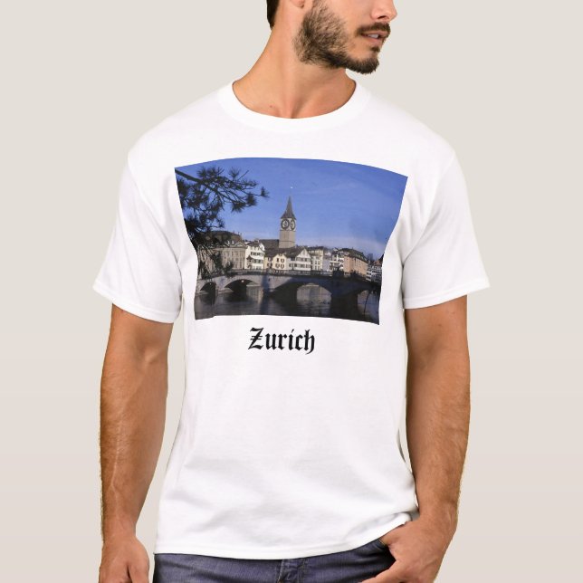 T-shirt Zurich, Zurich (Devant)