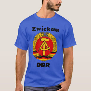 T-shirt Zwickau, Allemagne - Retro East German (DDR, GDR)
