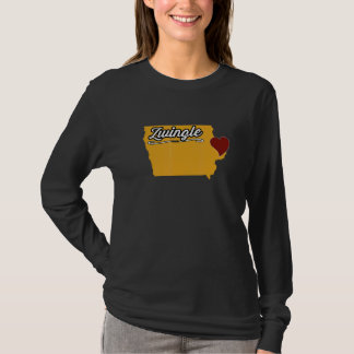 T-shirt ZWINGLE IOWA IA USA Cadeau Souvenir Mignon Ville