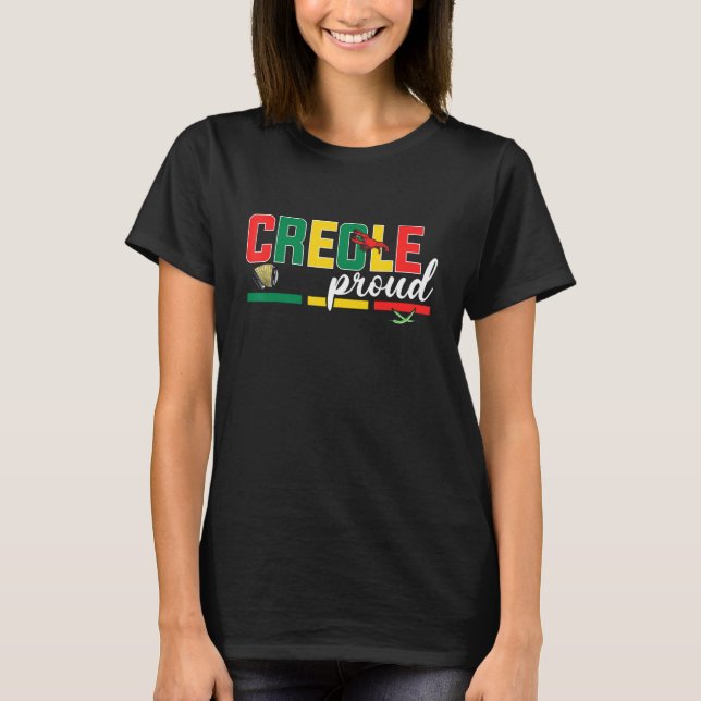 T-shirt Zydeco Créole Fier du Zydeco Festival de Musique T (Devant)