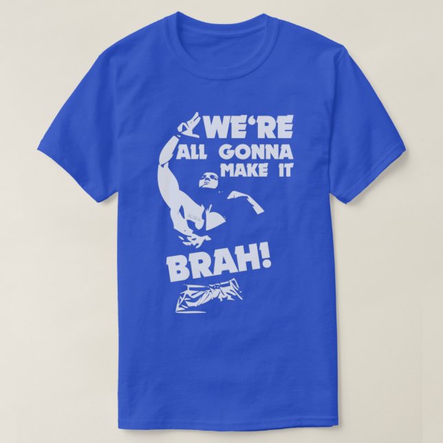 T-shirt Zyzz étaient al gona me il brah (Design devant)