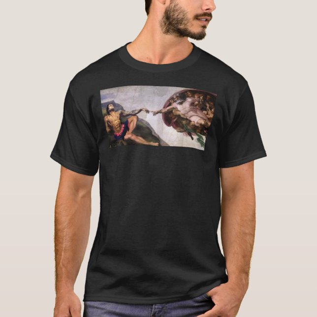T-shirt zyzz meme art Poster (Devant)