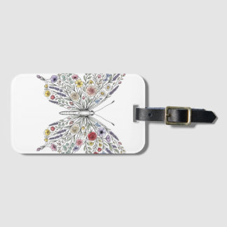 T-ShirtBeautiful Floral Butterfly Aesthetic Sweats Luggage Tag
