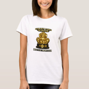 T-ShirtGolden Paws Winner Best Cat Mom Ever Shirt 
