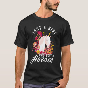 T-ShirtHorse Animal Horseback Riding Women Horse T-Shirt