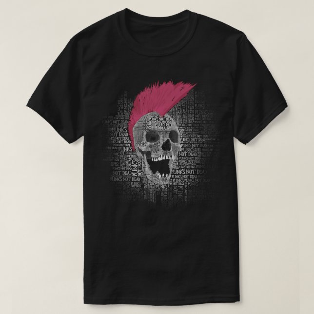 T-ShirtPunk's Not Dead T-Shirt (Design Front)