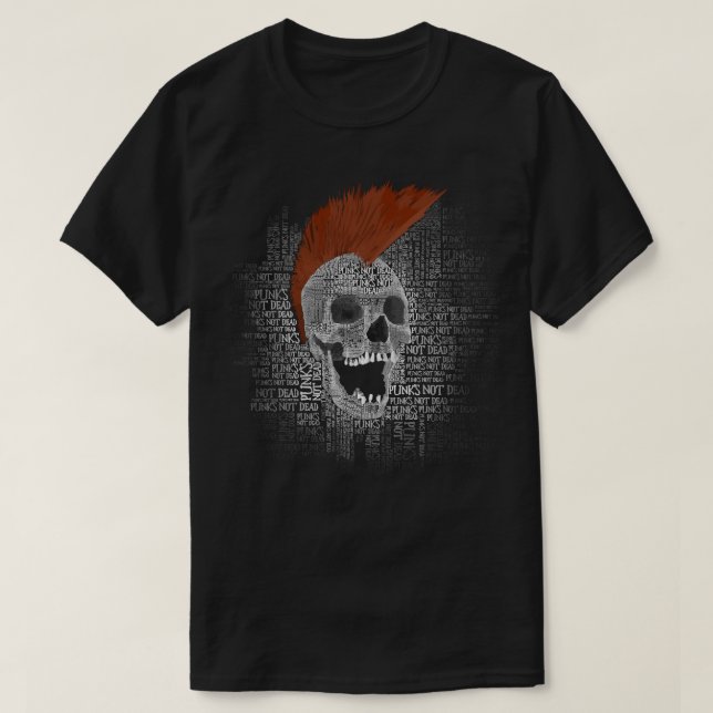 T-ShirtPunk's Not Dead T-Shirt (Design Front)