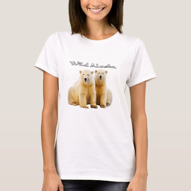 T-shirts Alaska Wildlife (Devant)