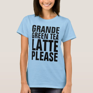 T-shirts AMOUREUX DE LATTE DE THÉ VERT