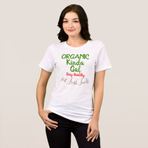 T-shirts amusants de nourriture fraîche pour une f