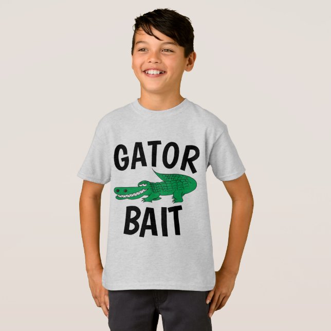 T-shirts amusants pour enfants, GATOR BAIT (Devant entier)