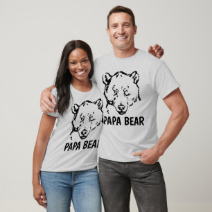 T-shirts amusants pour papa, PAPA BEAR