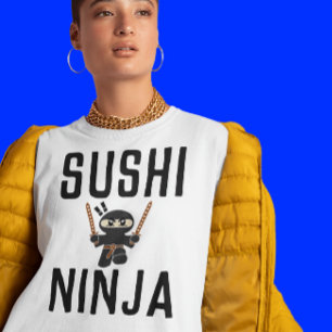 T-shirts amusants SUSHI NINJA