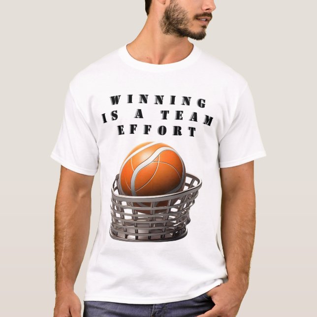 T-shirts avec design de basket (Devant)