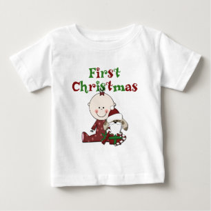 T-shirts Baby and Père Noël Dog