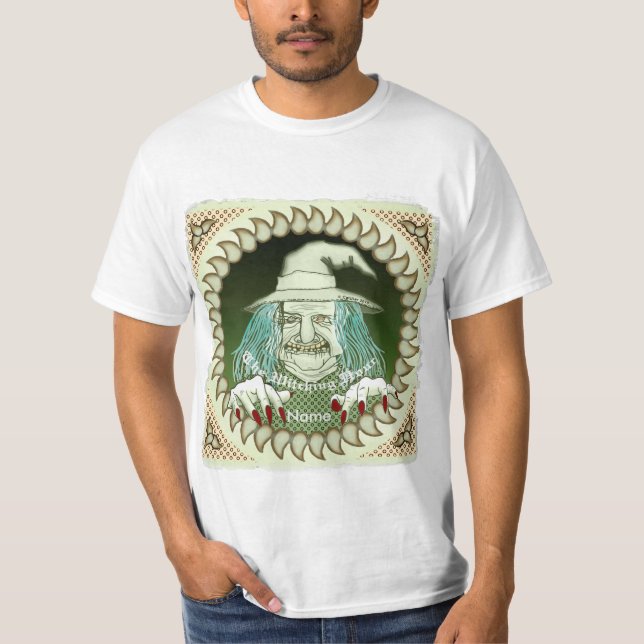 t-shirts bella Witch Face (Devant)