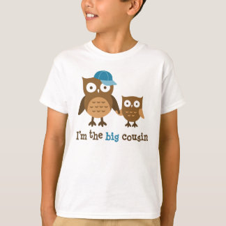 T-shirts Big Cousin Owl pour garçons
