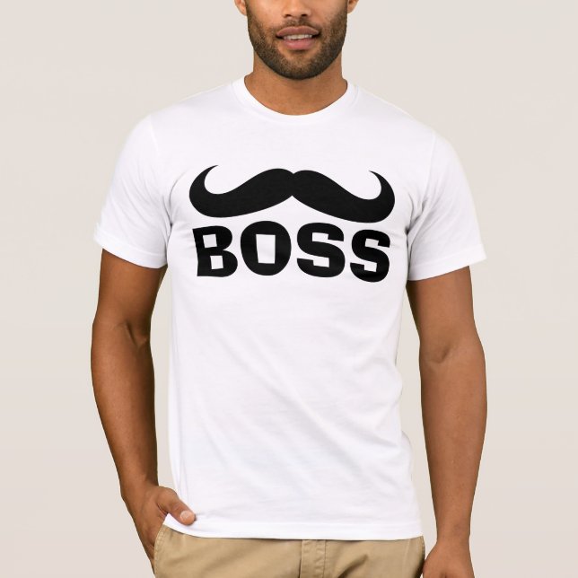 T-shirts BOSS Mustache (Devant)