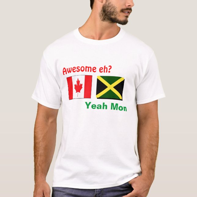 T-shirts CANADIENS JAMAÏCAINS (Devant)
