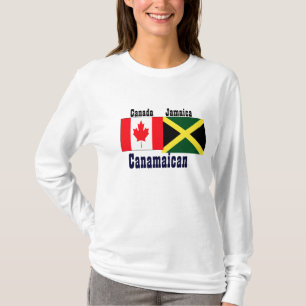 t-shirts canadiens jamaïcains-puissance de deux ra
