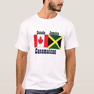 t-shirts canadiens jamaïcains-puissance de deux ra