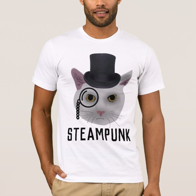 T-Shirts CHAT STEAMPUNK (Devant)