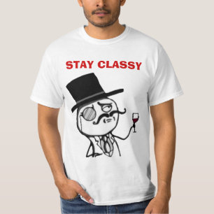 T-shirts chic de visage de meme d'Internet de