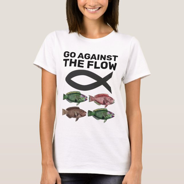 T-shirts CHRÉTIENS CONTRE LES T-shirts FLOW (Devant)