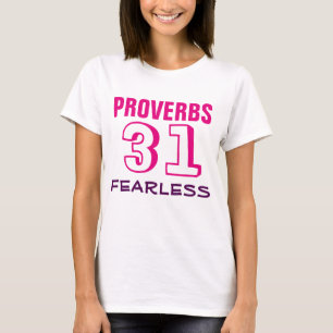 T-shirts chrétiens, PROVERBS 31 FEARLESS