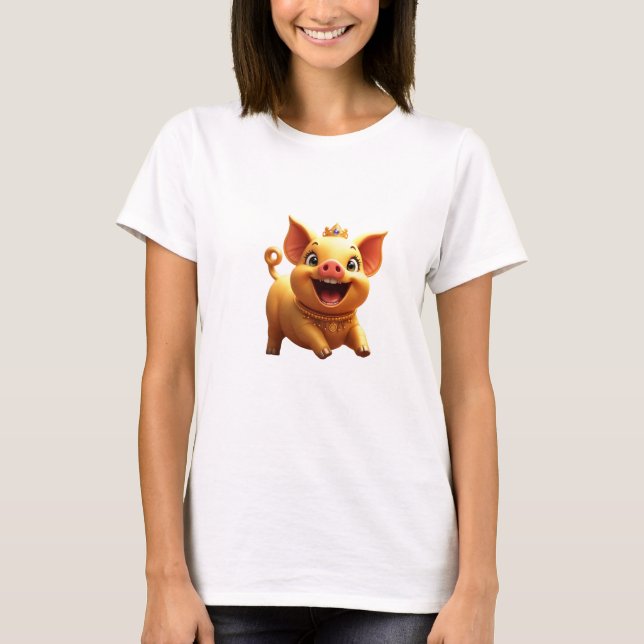 t-shirts cochon mignons (Devant)