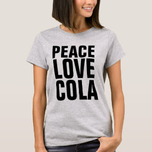 T-shirts COLA LOVE PEACE