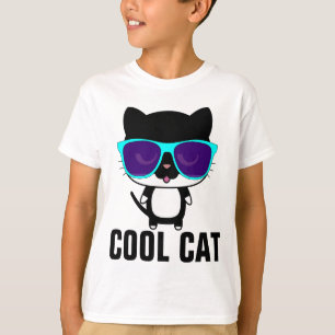 T-shirts cool CAT Funny Kids Boys