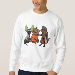 T-shirts costumés Halloween pour chien Weiner