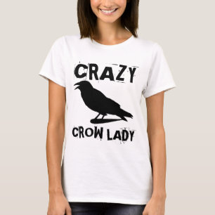 T-SHIRTS CRAZY CROW LADY