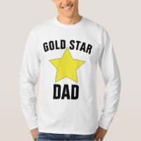 T-Shirts DAD STAR OR, père du soldat tombé