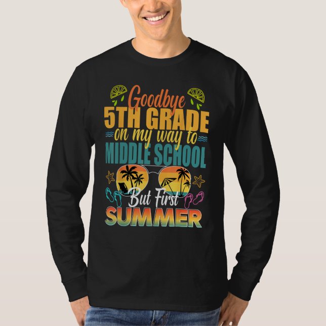 T-shirts d'adieu à la 5e année de fin d'études - 5 (Devant)