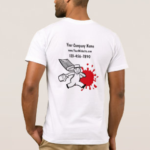 T-shirts d'affaires de peintre