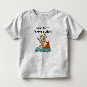 T-shirts d'ami de la pêche du grand-papa de
