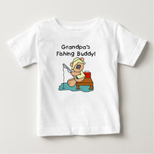 T-shirts d'ami de la pêche du grand-papa de