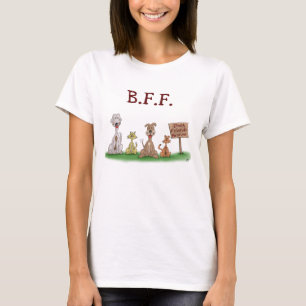 T-shirts de bande dessinée : Meilleurs amis pour