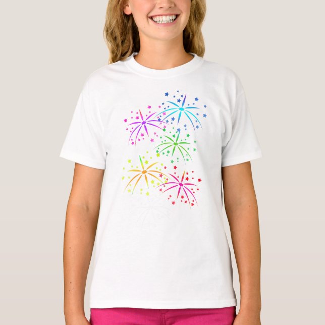 T-shirts de base pour filles (Devant)