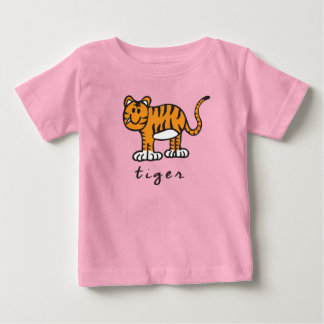 T-shirts de bébé de tigre (avec la base)