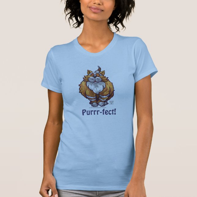T-shirts de chats de gingembre (Devant)